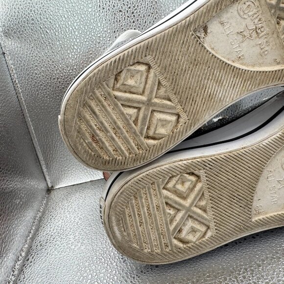 Size 8.5 Converse Chuck Taylor All Star Platform Metallic High Sneakers A01301C‎ - Picture 11 of 11